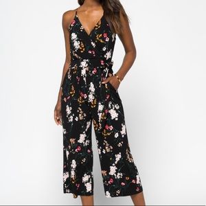 Kaileigh Rica Knit Crop Jumpsuit 